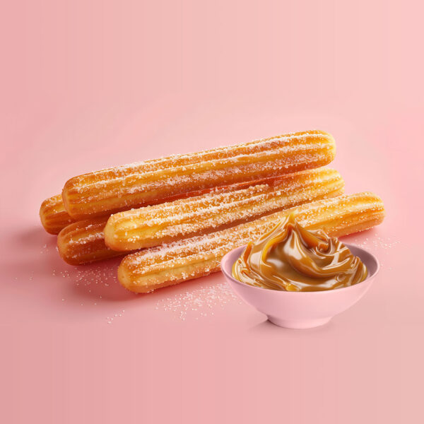 Churros with Caramel Dip
